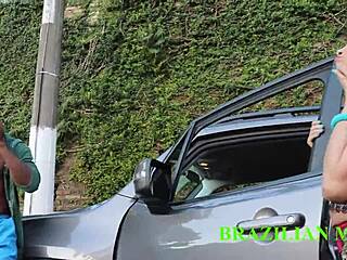 Valet rams mature milf big cock street