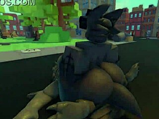 超想Whoreblox兽娘大屁股POV冒险