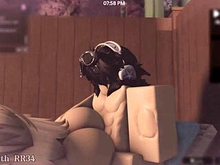 Sexy Elf Fucks Wild in Sauna Creampie Frenzy!