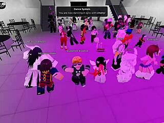 hardcore solo dancing wildly with naughty party girls