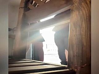 suggestive petite mexican college nerd seduces delivery guy outdoors