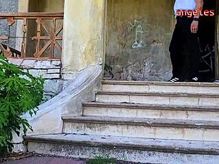 Halloween Trailer Sexo Embrujada Casa Latina Corset Fishnets Curvy