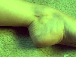 mckensie arches feet posing for fetish masturbation