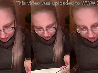 Enjoying asmr dinner in a cozy restaurant atmosphere