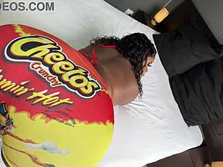 White Dude Pounds Big Ass Ebony Through Yoga Pants Glory Hole