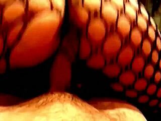 Sexy lingerie girl assfucked by monster cock