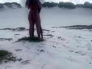 brazilian amateur flies to greece for hot doggystyle fuck