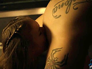 Lesbian fight club turns into wild pussy licking chaos