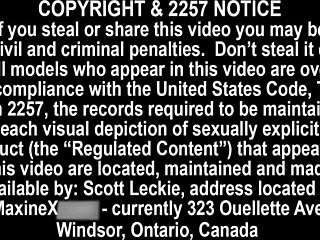 Maxine X Deep Dildo Thrusts Squirting Wet Pussy Orgasm