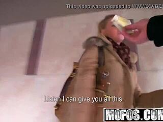 Mofos picks up sexy public bus blonde Adele