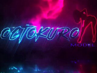 angel's lubed holes primed for octokuro's monster toy anal fisting