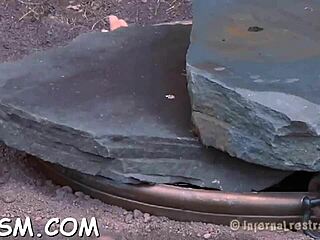 i love this bound couples rough bdsm doggystyle cunt pounding game