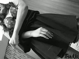 Eight-inch cock pounds horny Thai street slut