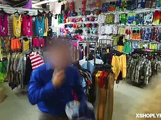 Petite Blonde Shoplifter Learns Hard Lesson From Officer