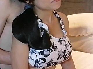 Amateur Homemade Zoom on Busty Swimsuit Girlfriend's Nipples Stimulated to Intense Orgasm