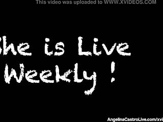 Cuban BBW Angelina Castro strapons Asian Cristi Ann!