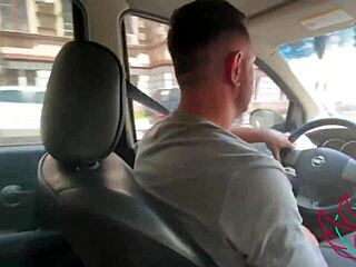 Casada Sucks Cock While Husband Drives Car MMF