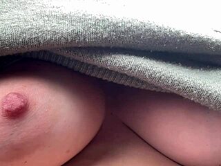 Watching Artemisia Love bounce her natural Italian boobs slowly