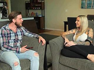 Will Steve Rickz Gape Cassidy Luxe's Tight Anal Hole for Christmas Fuck?