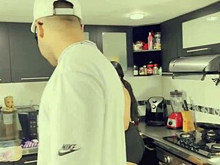 Boss Pays Mia Montiel For Rough Kitchen Pounding Session