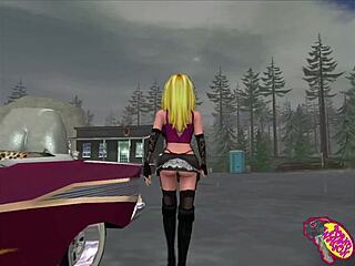 Lula 3D Hentai Game Walkthrough: Blonde Bent Over BDSM Boobs