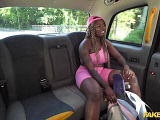 Fake taxi driver rams ebony big tits big ass hard