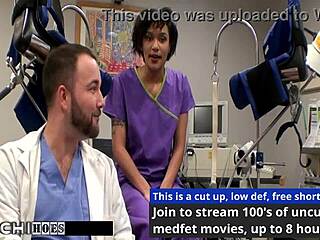 nurse jackie banes forces hitachi vibrator orgasm on me